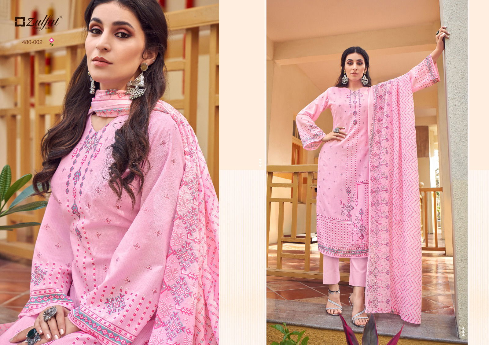 Zulfat Hakoba Wholesale Printed Cotton Dress Material Catalog